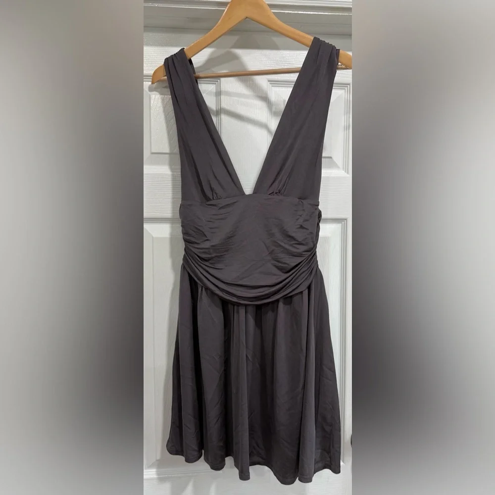 Free people women’s dress mini grey new